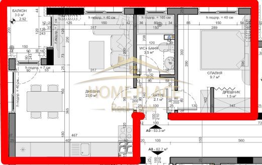 Двустаен апартамент в Варна, Владислав Варненчик - 62 кв.м за 1380 €/кв.м - Снимка #1
