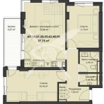 Тристаен апартамент в Пловдив, Кючук Париж - 102 кв.м за 892 €/кв.м - Снимка #1