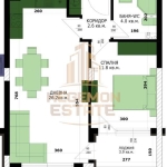 Двустаен апартамент в Варна, Колхозен пазар - 64 кв.м за 789 €/кв.м - Снимка #1