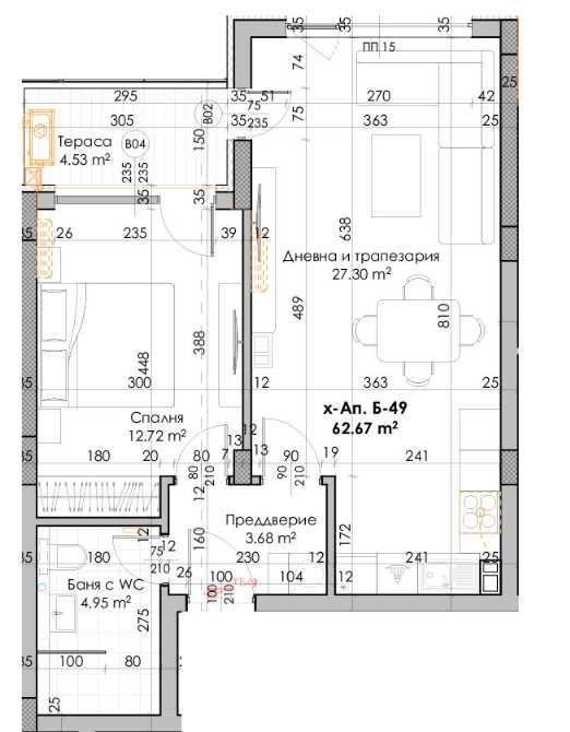 Дава се под наем Двустаен апартамент в Пловдив, Кючук Париж - 77 кв.м за 68560 € - Снимка #1