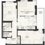 Тристаен апартамент в Пловдив, Кючук Париж - 101 кв.м за 894 €/кв.м - Снимка #1