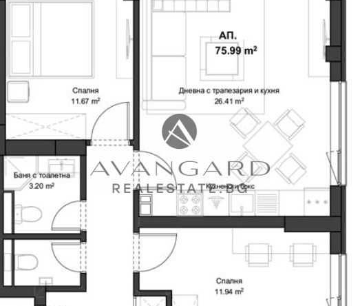 Тристаен апартамент в Пловдив, Кючук Париж - 89 кв.м за 993 €/кв.м - Снимка #1