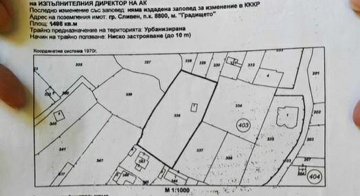 Парцел в Сливен, Промишлена зона - 1500 кв.м за 46 €/кв.м - Снимка #1