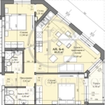 Тристаен апартамент в Пловдив, Христо Смирненски - 93 кв.м за 1360 €/кв.м - Снимка #1