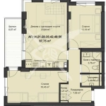 Тристаен апартамент в Пловдив, Кючук Париж - 102 кв.м за 892 €/кв.м - Снимка #1