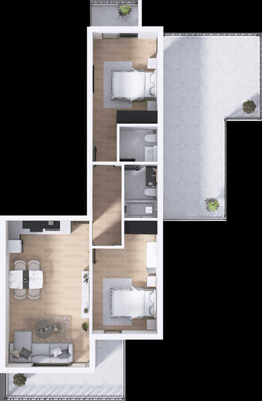 Тристаен апартамент в Пловдив, Христо Смирненски - 141 кв.м за 930 €/кв.м - Снимка #1