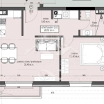 Двустаен апартамент в Велинград - 63 кв.м за 920 €/кв.м - Снимка #1