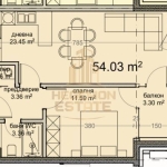 Двустаен апартамент в Варна, Владислав Варненчик - 65 кв.м за 659 €/кв.м - Снимка #1