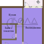 Едностаен апартамент в София, Дружба 2 - 44 кв.м за 2023 €/кв.м - Снимка #1