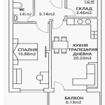 Двустаен апартамент в София, Овча купел 1 - 74 кв.м за 2100 €/кв.м - Снимка #1