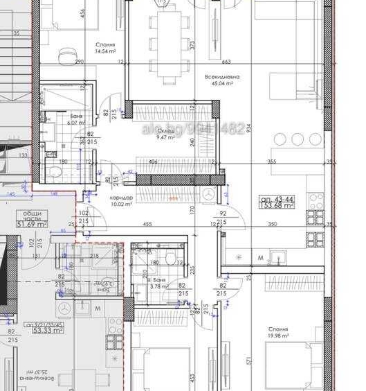Многостаен апартамент в Пловдив, Тракия - 180 кв.м за 1289 €/кв.м - Снимка #1