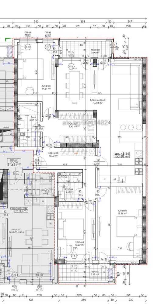 Многостаен апартамент в Пловдив, Тракия - 180 кв.м за 1289 €/кв.м - Снимка #1