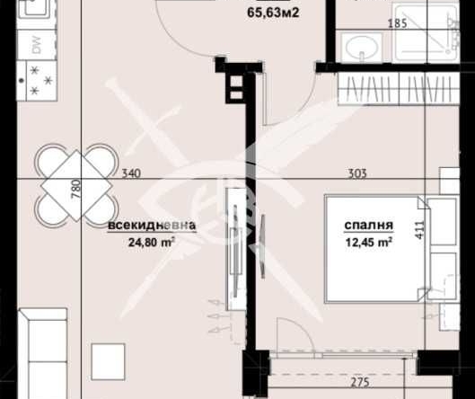 Двустаен апартамент в Бургас, Изгрев - 65 кв.м за 612 €/кв.м - Снимка #1