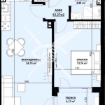 Двустаен апартамент в Бургас, Изгрев - 63 кв.м за 648 €/кв.м - Снимка #1