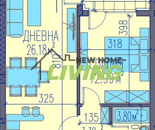 Двустаен апартамент в Пловдив, Център - 73 кв.м за 685 €/кв.м - Снимка #1
