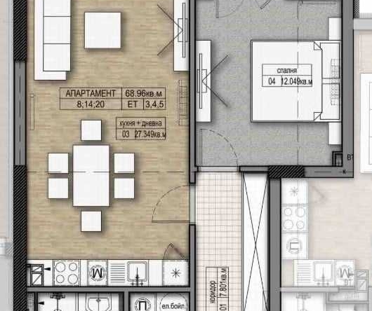 Двустаен апартамент в София, Дружба 2 - 83 кв.м за 947 €/кв.м - Снимка #1