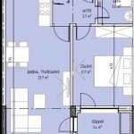 Двустаен апартамент в София, Малинова долина - 73 кв.м за 1173 €/кв.м - Снимка #1