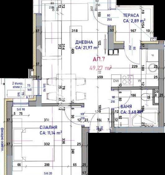 Двустаен апартамент в Бургас, Крайморие - 67 кв.м за 1205 €/кв.м - Снимка #1