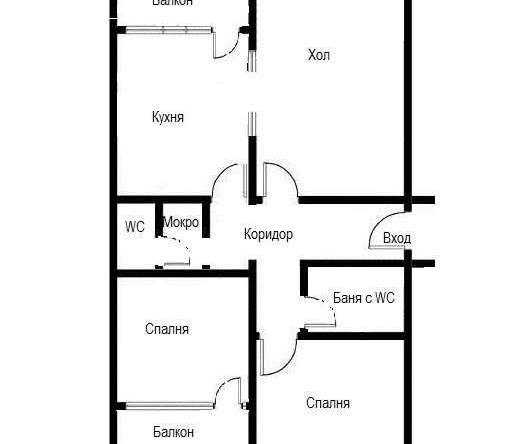 Тристаен апартамент в София, Люлин 7 - 95 кв.м за 2074 €/кв.м - Снимка #1