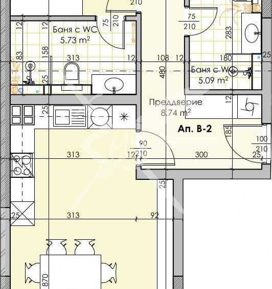 Тристаен апартамент в Пловдив, Кършияка - 125 кв.м за 549 €/кв.м - Снимка #1