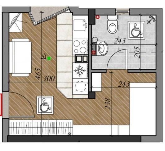 Едностаен апартамент в София, Красна поляна 3 - 38 кв.м за 1208 €/кв.м - Снимка #1