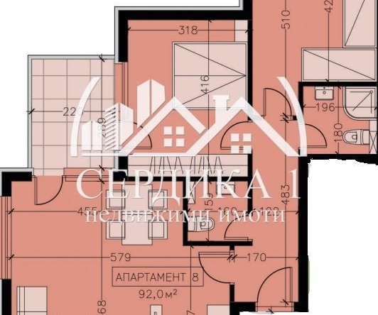Тристаен апартамент в София, Манастирски ливади - 107 кв.м за 1388 €/кв.м - Снимка #1