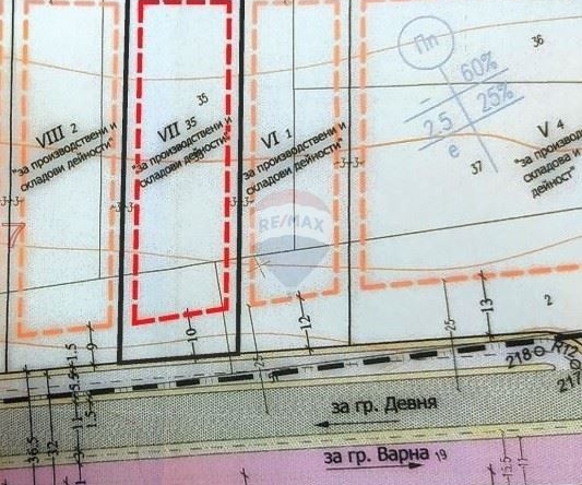 Парцел в Варна, Западна промишлена зона - 2490 кв.м за 75 €/кв.м - Снимка #1
