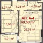 Двустаен апартамент в Бургас, Славейков - 80 кв.м за 1161 €/кв.м - Снимка #1