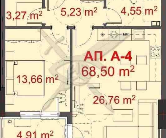 Двустаен апартамент в Бургас, Славейков - 80 кв.м за 1161 €/кв.м - Снимка #1