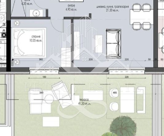 Двустаен апартамент в Велинград - 52 кв.м за 920 €/кв.м - Снимка #1