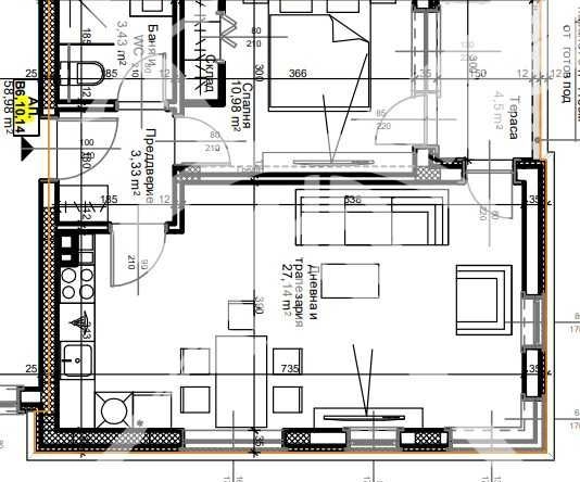 Двустаен апартамент в Пловдив, Остромила - 71 кв.м за 667 €/кв.м - Снимка #1