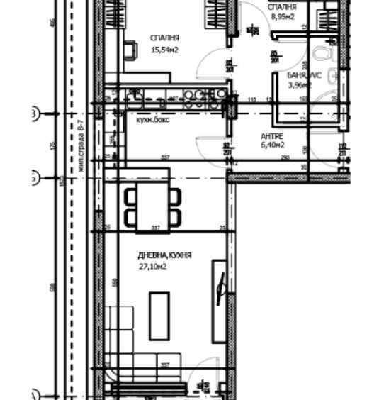 Тристаен апартамент в Пловдив, Тракия - 91 кв.м за 1158 €/кв.м - Снимка #1