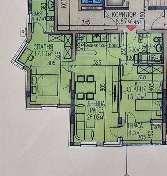 Тристаен апартамент в Асеновград - 105 кв.м за 848 €/кв.м - Снимка #1