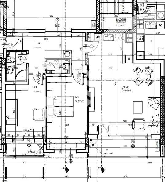 Тристаен апартамент в Пловдив, Център - 126 кв.м за 1499 €/кв.м - Снимка #1