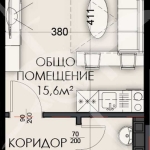 Едностаен апартамент в Варна, Виница - 38 кв.м за 1211 €/кв.м - Снимка #1