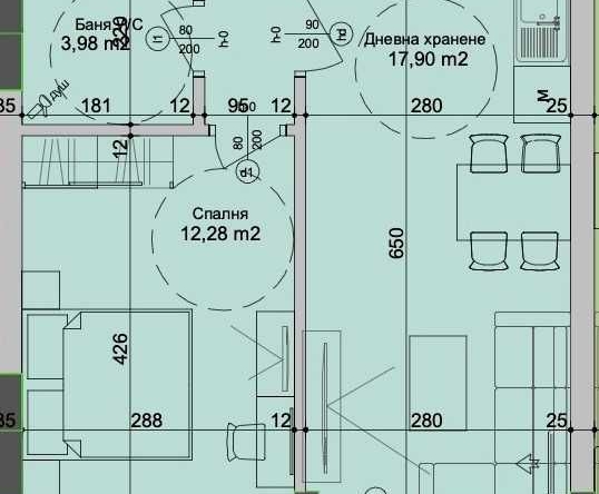 Двустаен апартамент в Бургас, Славейков - 67 кв.м за 956 €/кв.м - Снимка #1