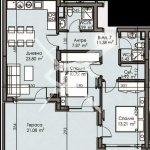 Тристаен апартамент в Бургас, Изгрев - 111 кв.м за 1205 €/кв.м - Снимка #1