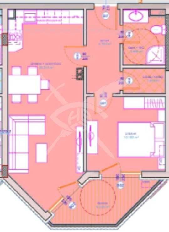 Двустаен апартамент в Бургас, Сарафово - 69 кв.м за 1295 €/кв.м - Снимка #1
