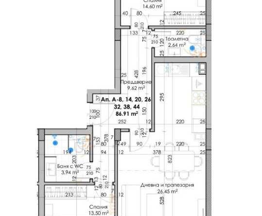 Тристаен апартамент в Пловдив, Кючук Париж - 102 кв.м за 563 €/кв.м - Снимка #1