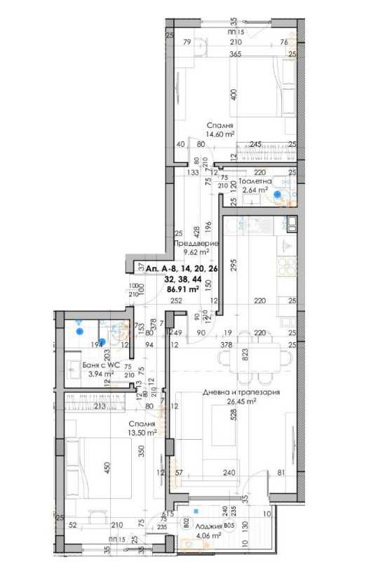 Тристаен апартамент в Пловдив, Кючук Париж - 102 кв.м за 563 €/кв.м - Снимка #1