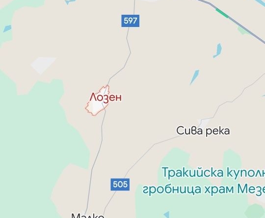 Парцел в с. Лозен, Област Хасково - 1600 кв.м за 6 €/кв.м - Снимка #1