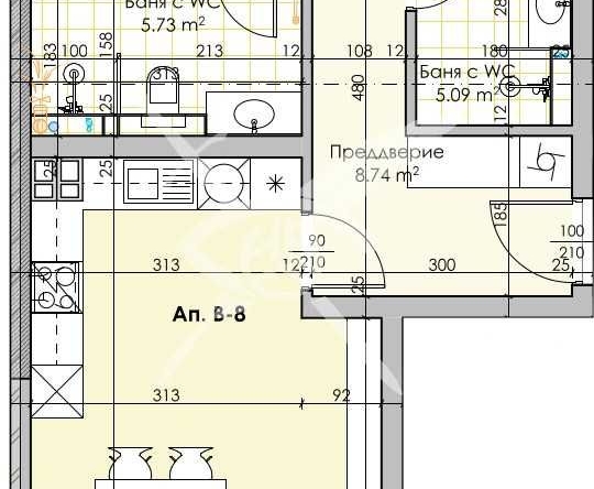 Тристаен апартамент в Пловдив, Кършияка - 125 кв.м за 1076 €/кв.м - Снимка #1