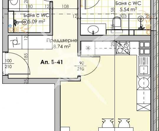 Тристаен апартамент в Пловдив, Кършияка - 123 кв.м за 1611 €/кв.м - Снимка #1