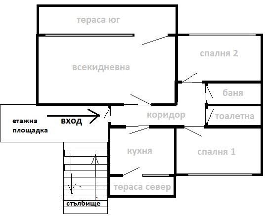 Тристаен апартамент в Пловдив, Гагарин - 90 кв.м за 1757 €/кв.м - Снимка #1