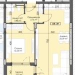 Двустаен апартамент в Пловдив, Тракия - 72 кв.м за 673 €/кв.м - Снимка #1