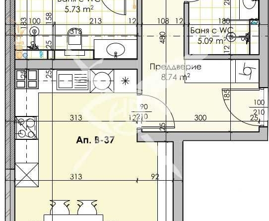 Тристаен апартамент в Пловдив, Кършияка - 126 кв.м за 1343 €/кв.м - Снимка #1