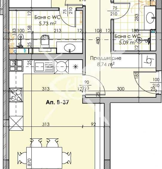 Тристаен апартамент в Пловдив, Кършияка - 126 кв.м за 1343 €/кв.м - Снимка #1