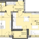 Двустаен апартамент в Пловдив, Тракия - 72 кв.м за 989 €/кв.м - Снимка #1