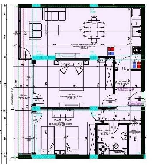 Тристаен апартамент в Варна, Бизнес хотел - 100 кв.м за 1650 €/кв.м - Снимка #1