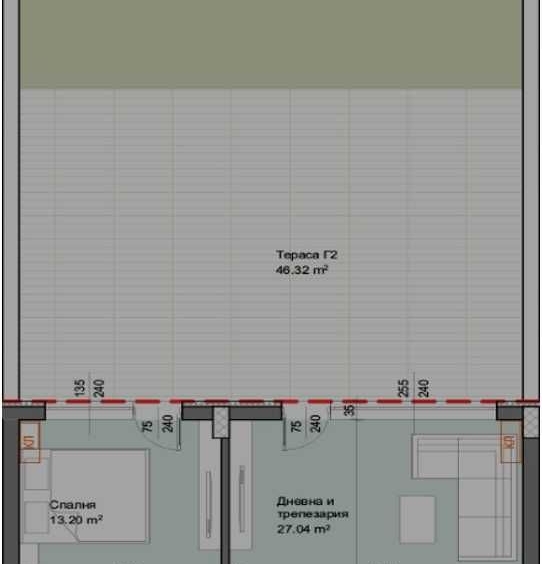Двустаен апартамент в Пловдив, Остромила - 152 кв.м за 700 €/кв.м - Снимка #1